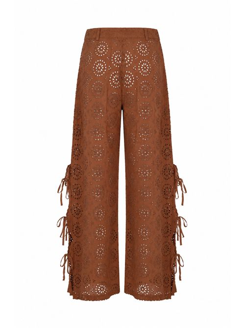 Pantalone Kibi in pizzo sangallo di cotone Mc2 Saint Barth | KII000102230L